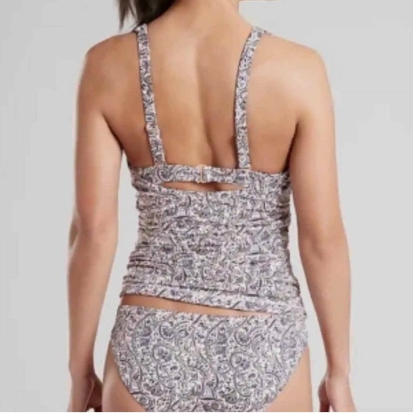NWT ATHLETA Aqualuxe Batik Bra-Sized Tankini Size 32D/DD - Picture 2 of 7